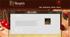 Desktop Screenshot of knightschocolate.com